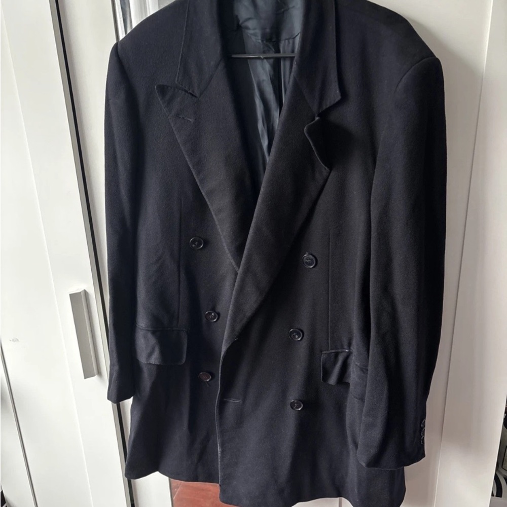 Ermenegildo Zegna Men’s Pure Cashmere Double Breasted Coat